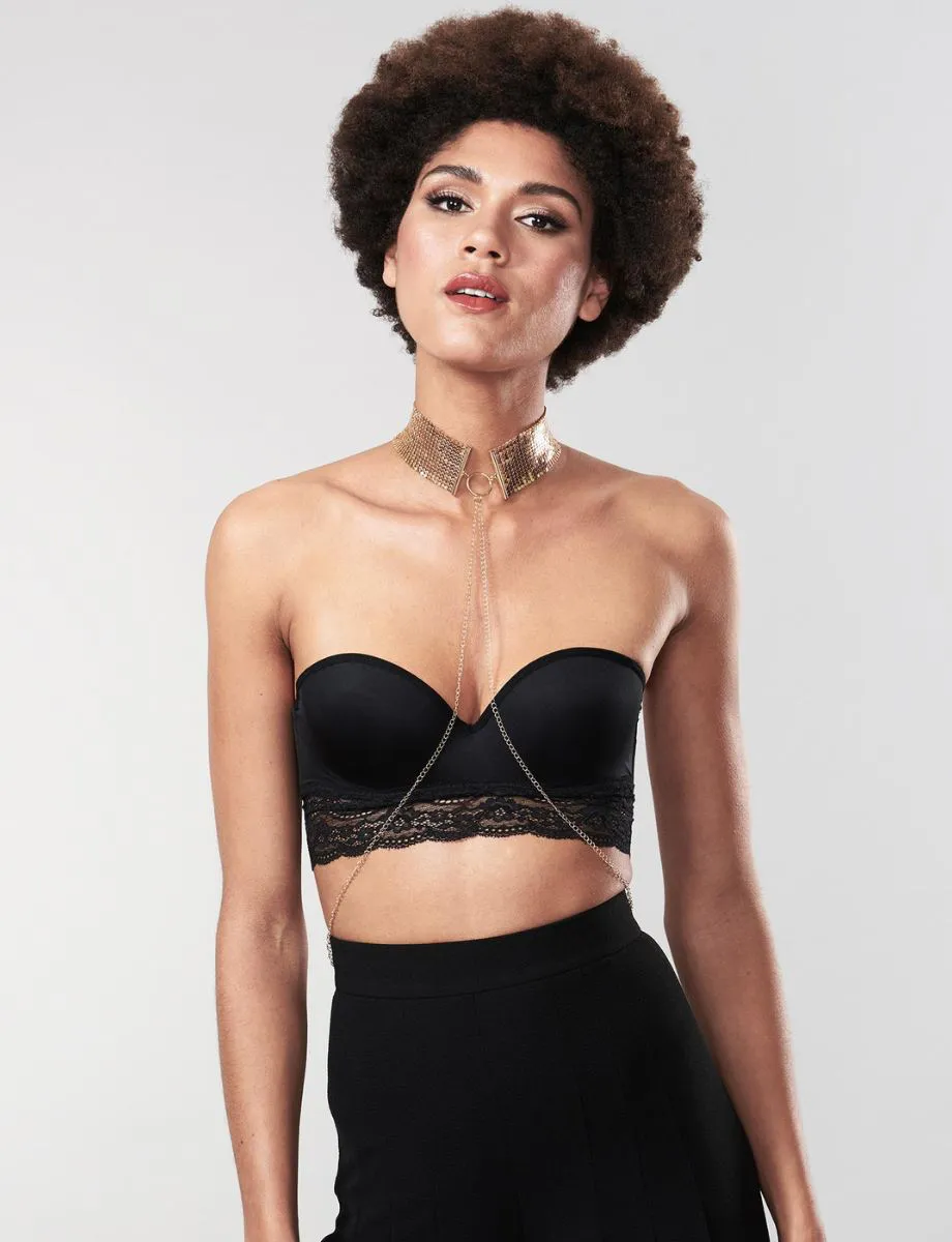 COLLIER DÉSIR MÉTALLIQUE or 