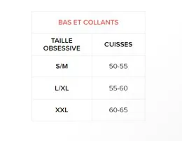 Bas SEXY rouge L/XL 4