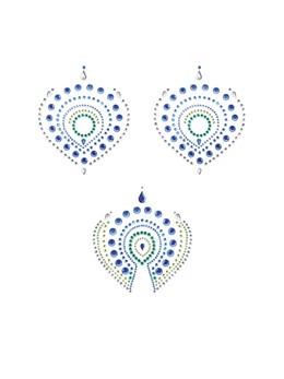 FLAMBOYANT green + blue